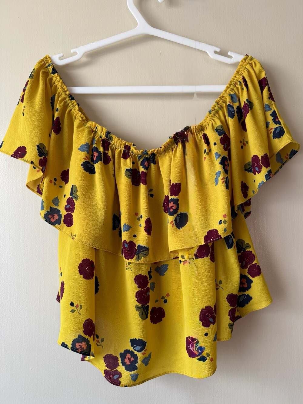 Zara Trafaluc Collection Off the Shoulder Top Crop Top Size Small